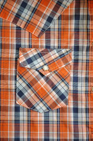 plaid fabricの写真素材