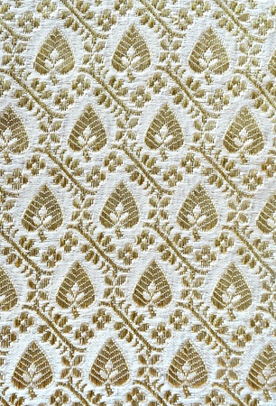 Background of Thai style fabric pattern の写真素材