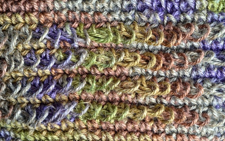 Colorful yarn weave fabric fashionの写真素材