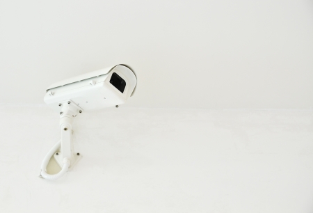 Security camera on the  wallの写真素材