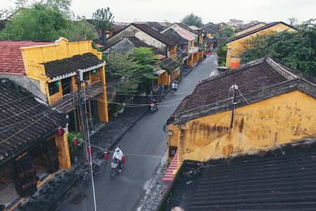 Hoian, Vietnam - 12 January, 2020: Hoi An ancient town, world heritage. Hoi An is one of the most popular destinations in Vietnam.のeditorial素材