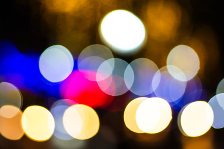 Abstract circular bokeh background of Christmaslight,bokeh backgroundの写真素材