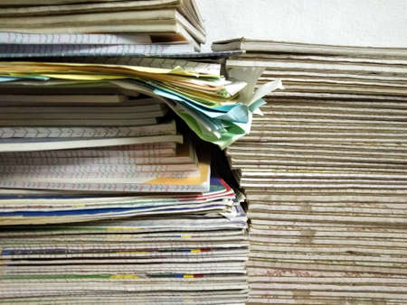 Lots of copies at store for sellingの写真素材