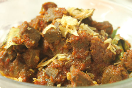 Cooked Rendangの写真素材