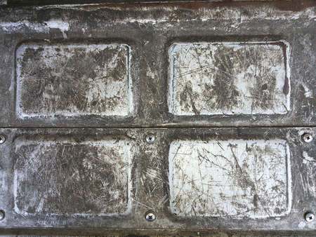 Ground of an old pickup truckの写真素材