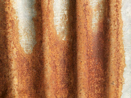 Old zinc sheetsの写真素材