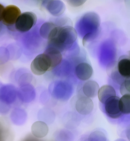 Model of nanoparticles or creatures invisible to the naked eye,Mix of purple,blue,gray and black...