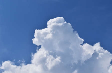 Cumulonimbus cloud formations on tropical sky , Nimbus moving , Abstract background from natural phenomenon and gray clouds hunk , Thailandの写真素材