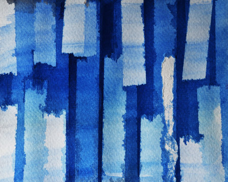 Many books in the shelve, Bars stacked on blue surface, Illustration abstract and bright background...