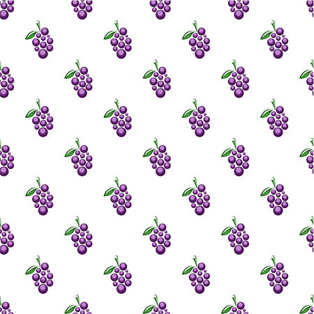 Seamless pattern with grapes background