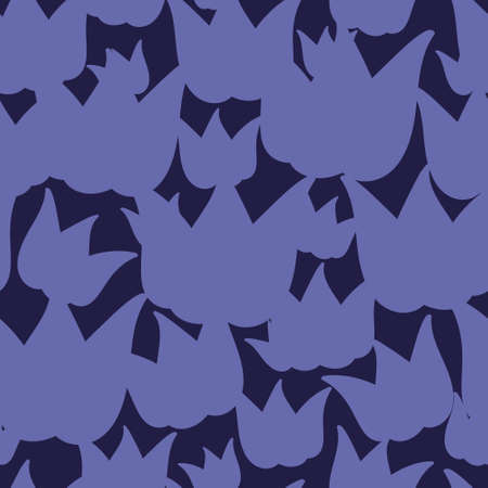 Abstract very peri lotus flower seamless patternのイラスト素材