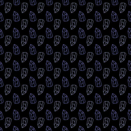 Black crystals seamless pattern print backgroundのイラスト素材
