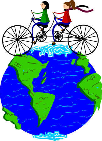bicycleのイラスト素材