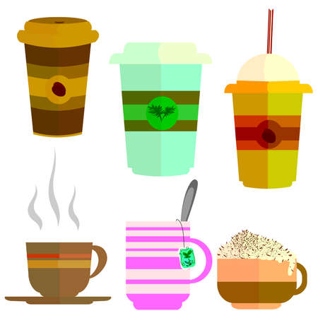 coffee and teaのイラスト素材