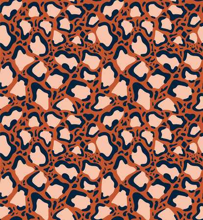 Leopard pattern design, vector illustration background.のイラスト素材