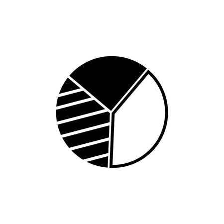 Graphics and diagram icon. Elements of a business indicators icon. Premium quality graphic design. Signs, outline symbols collection icon for websites, web design, mobile app on white backgroundのイラスト素材