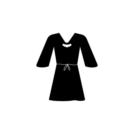 shemish dress icon on white backgroundのイラスト素材