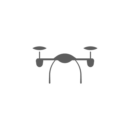 Quadrupter icon, elements of a controlled aircraft icon. Premium quality graphic design. Signs, outline symbols collection icon for websites, web design, mobile app on white background.のイラスト素材
