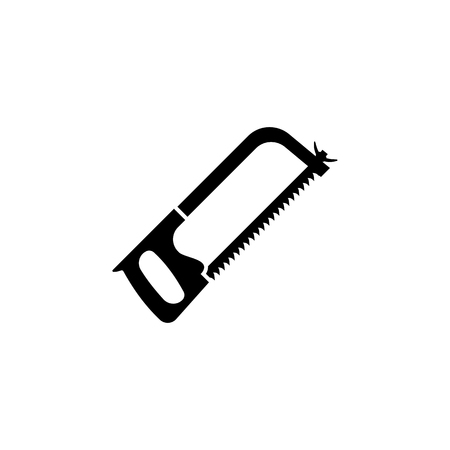 Hacksaw icon. Elements of constraction icon. Premium quality graphic design. Signs and symbols collection icon for websites, web design, mobile app on white backgroundのイラスト素材