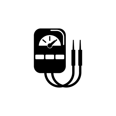Multi-meter icon on white background.のイラスト素材