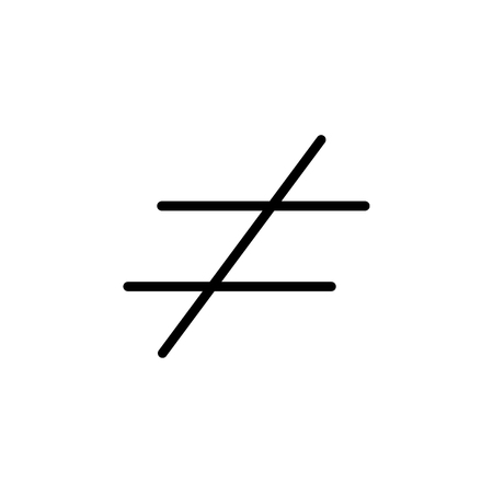 Cross corners icon. Elements of Geometric figure icon for concept and web apps. Illustration icon for website design and development, app development. Premium icon on white background.のイラスト素材