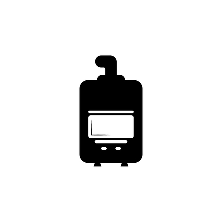 Boiler, Elements of heating system Icon in silhouette illustration on white background.のイラスト素材