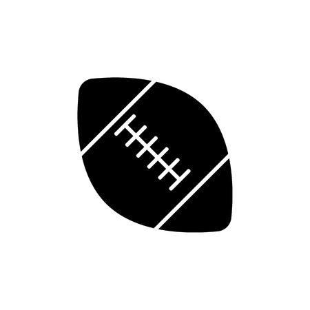 american football icon.Element of popular american football icon. Premium quality graphic design. Signs, symbols collection icon for websites, web design, on white backgroundのイラスト素材