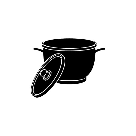 Pan icon, element of kitchenware icon. Premium quality graphic design. Signs, outline symbols collection icon for websites, web design, mobile app on white background.のイラスト素材