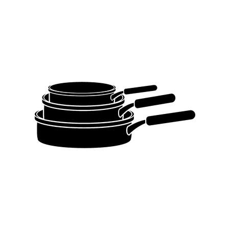 Set of pans icon. Element of kitchenware icon. Premium quality graphic design. Signs, outline symbols collection icon for websites, web design, mobile app on white backgroundのイラスト素材