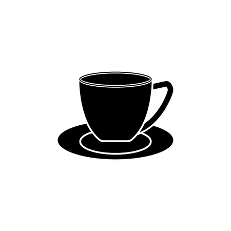 Coffee cup icon. Element of kitchenware icon. Premium quality graphic design. Signs, outline symbols collection icon for websites, web design, mobile app on white backgroundのイラスト素材