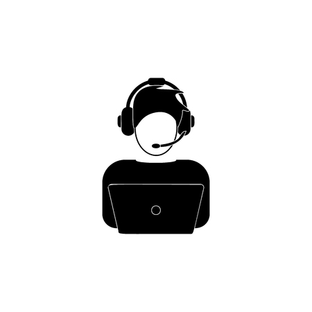 avatar IT icon.Element of popular avatars icon. Premium quality graphic design. Signs, symbols collection icon for websites, web design, on white backgroundのイラスト素材