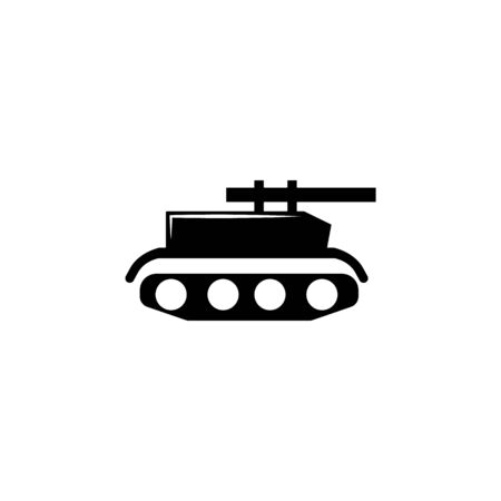 tank, gun icon. Element of military illustration. Signs and symbols icon for websites, web design, mobile app on white backgroundのイラスト素材