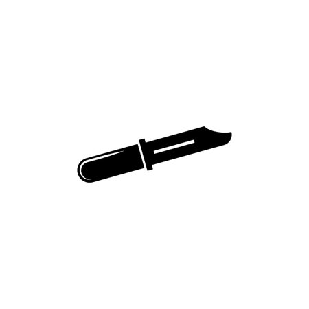 weapon, knife icon. Element of military illustration. Signs and symbols icon for websites, web design, mobile app on white backgroundのイラスト素材