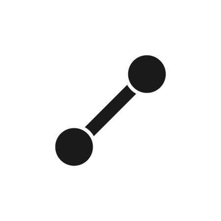 user line path icon. Signs and symbols can be used for web, logo, mobile app, UI, UX on white backgroundのイラスト素材