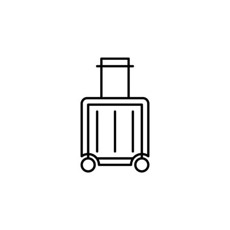 Travel analytics outline icon. Elements of travel illustration icon. Signs and symbols can be used for web, logo, mobile app, UI, UX on white backgroundのイラスト素材