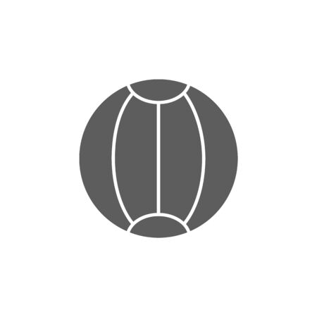 game ball icon. Element of toys for mobile concept and web apps. Icon for website design and development, app development. Premium icon on white backgroundのイラスト素材
