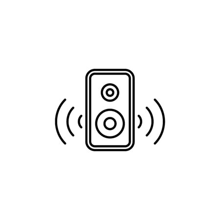 Speaker icon. Element of theatre illustration. Premium quality graphic design icon. Signs and symbols icon for websites, web design, mobile app on white backgroundのイラスト素材