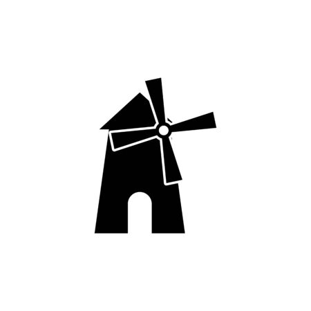 mill icon. Element of culture of spain icon. Premium quality graphic design icon. Signs and symbols collection icon for websites, web design, mobile app on white backgroundのイラスト素材