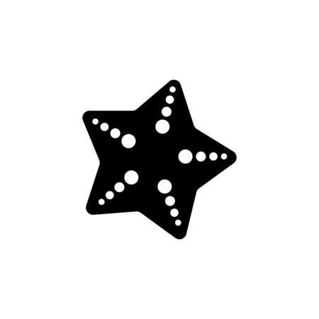 starfish icon. Element of beach holidays icon for mobile concept and web apps. Isolated starfish icon can be used for web and mobile. Premium icon on white backgroundのイラスト素材