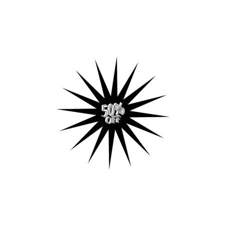sale icon.Element of popular sale icon. Premium quality graphic design. Signs, symbols collection icon for websites, web design, on white backgroundのイラスト素材