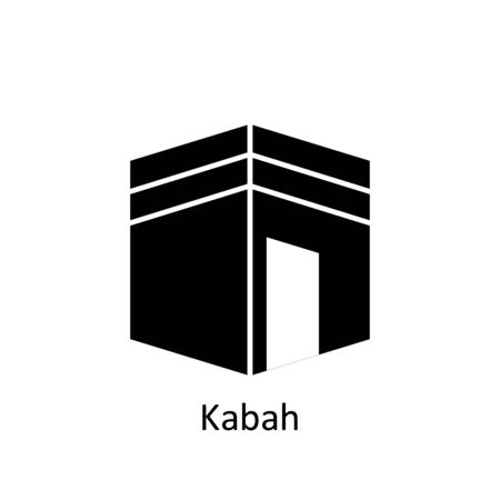 ramadan kabah icon. Element of Ramadan illustration icon. Muslim, Islam signs and symbols can be used for web, logo, mobile app, UI, UX on white backgroundのイラスト素材
