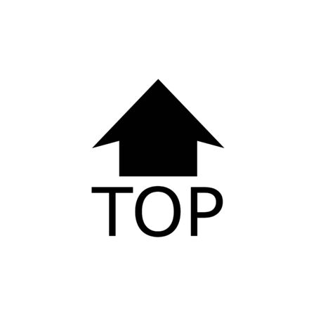 up arrow icon. Element of logistics icon. Premium quality graphic design icon. Signs and symbols collection icon for websites, web design, mobile app on white backgroundのイラスト素材