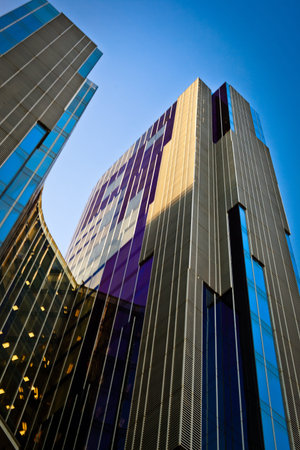 Building made of glass