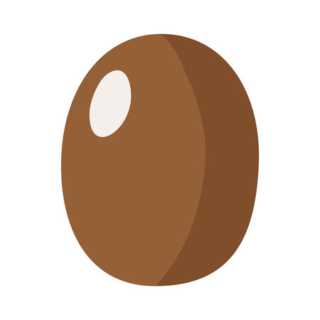 Vector cartoon fresh kiwifruit fruit. Eco food shopping.のイラスト素材