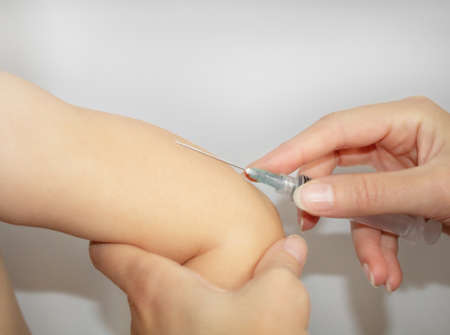 Home injections closeupの写真素材