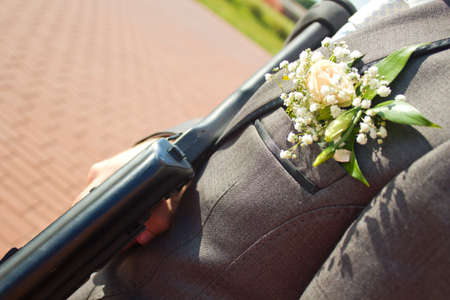 Wedding with the weaponの写真素材