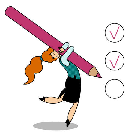 make notes in the to-do listの写真素材