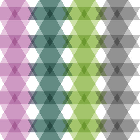 Abstract geometric colored triangles seamless pattern background
