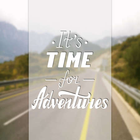 It s time for adventuresのイラスト素材