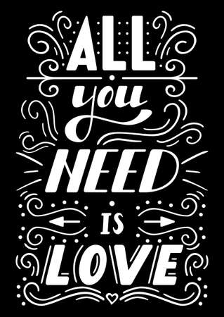 All you need is loveのイラスト素材